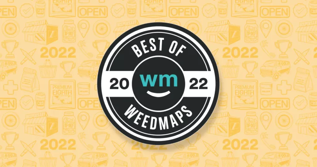 2022 Best of Weedmaps badge winner