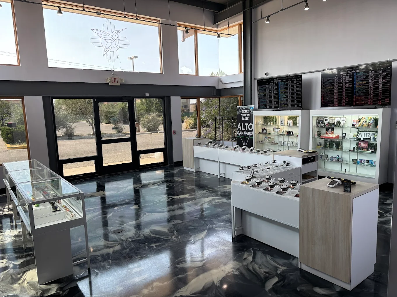 ENDO dispensary interior in Santa Fe